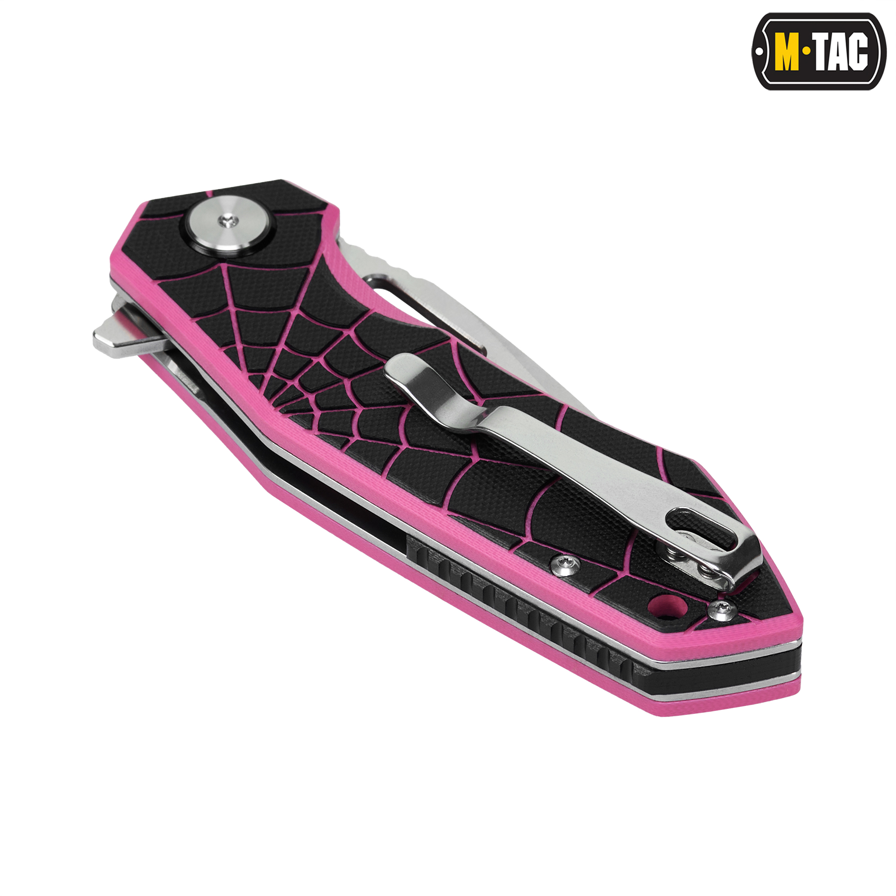 M-Tac ніж складний Type 12 Spider Web Black/Pink/Steel M-Tac ніж складний Type 12 Spider Web Black/Pink/Steel - Зображення 6