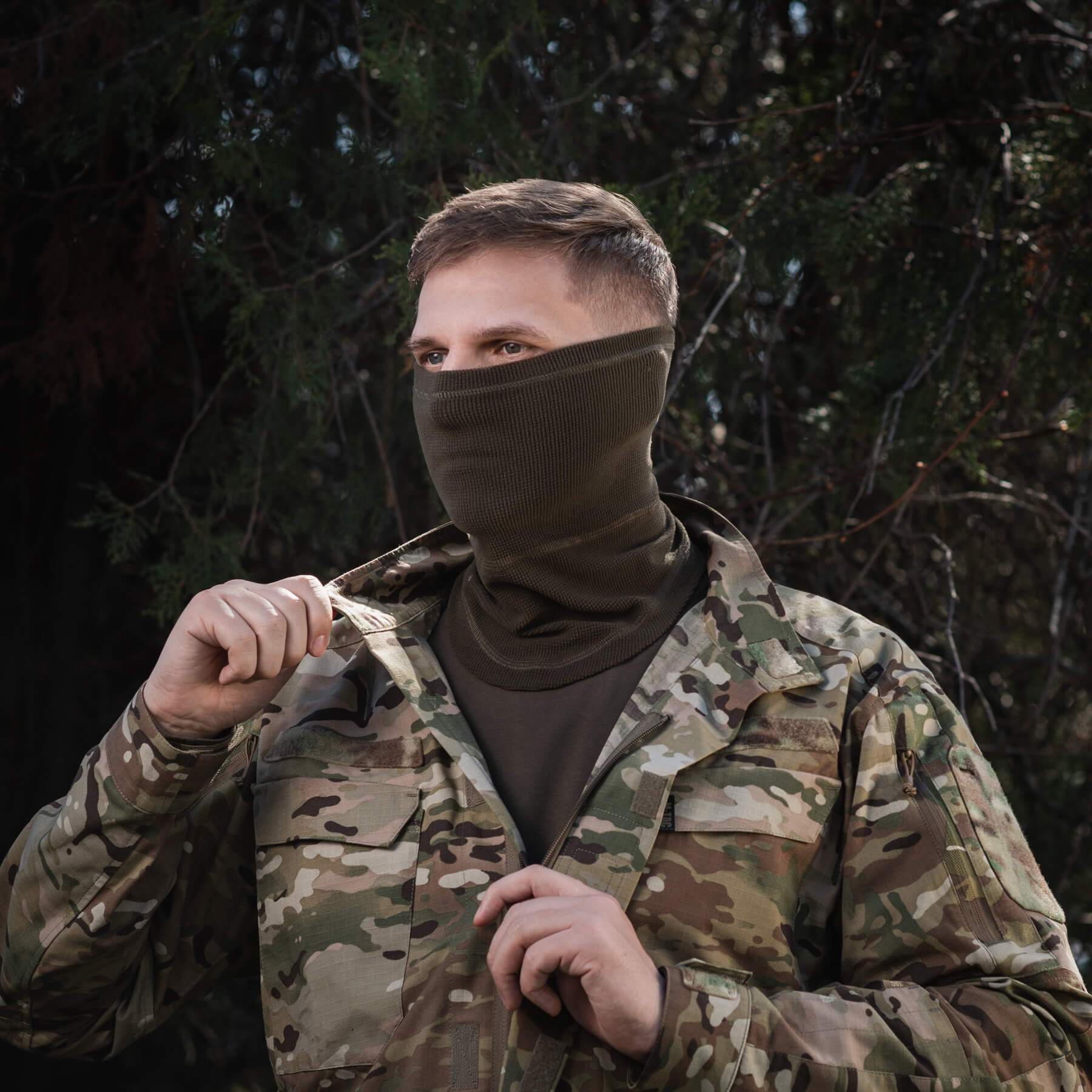 M-Tac шарф-труба анатомічний мікрофліс ріп-стоп Dark Olive M-Tac шарф-труба анатомічний мікрофліс ріп-стоп Dark Olive - Зображення 12