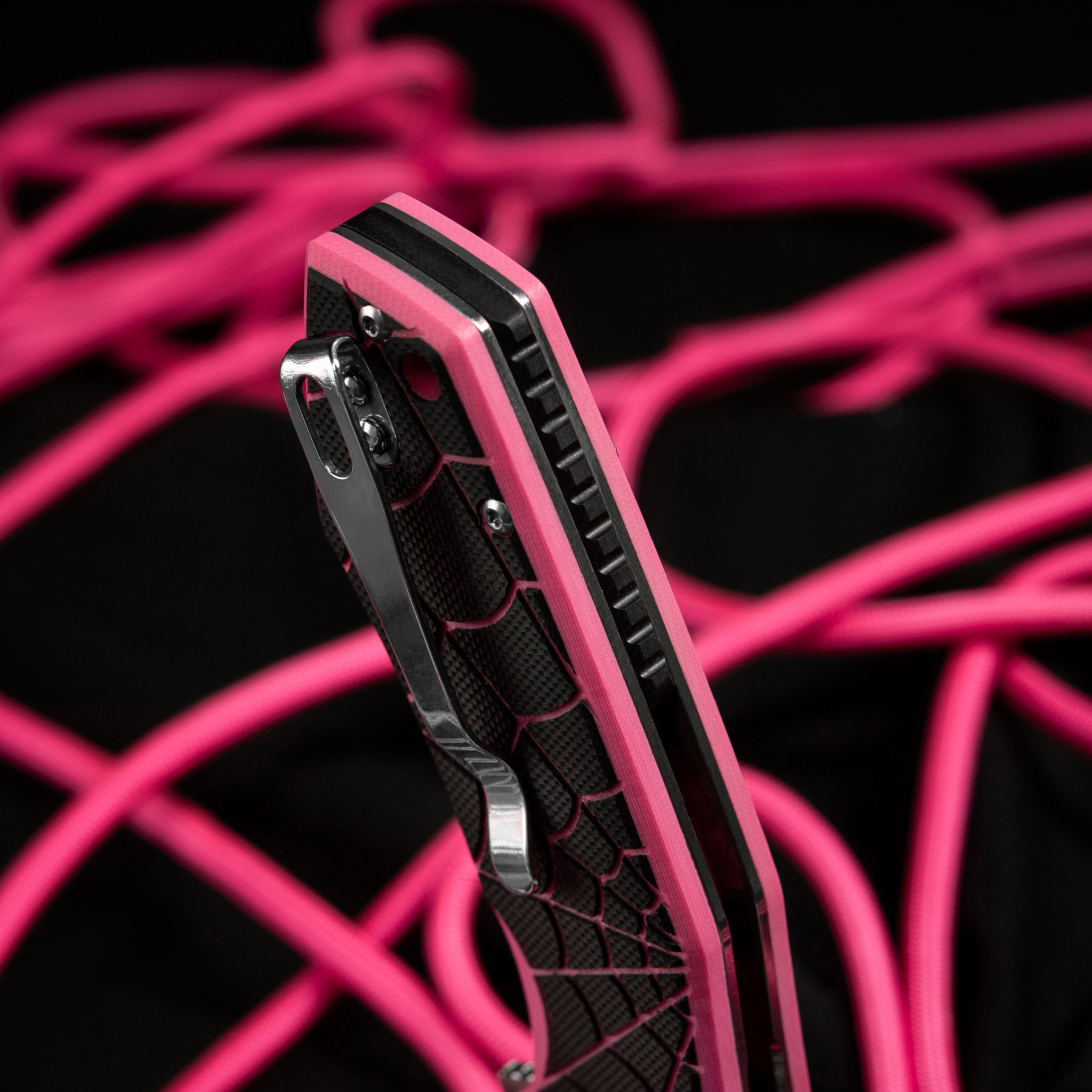 M-Tac ніж складний Type 12 Spider Web Black/Pink/Steel M-Tac ніж складний Type 12 Spider Web Black/Pink/Steel - Зображення 14