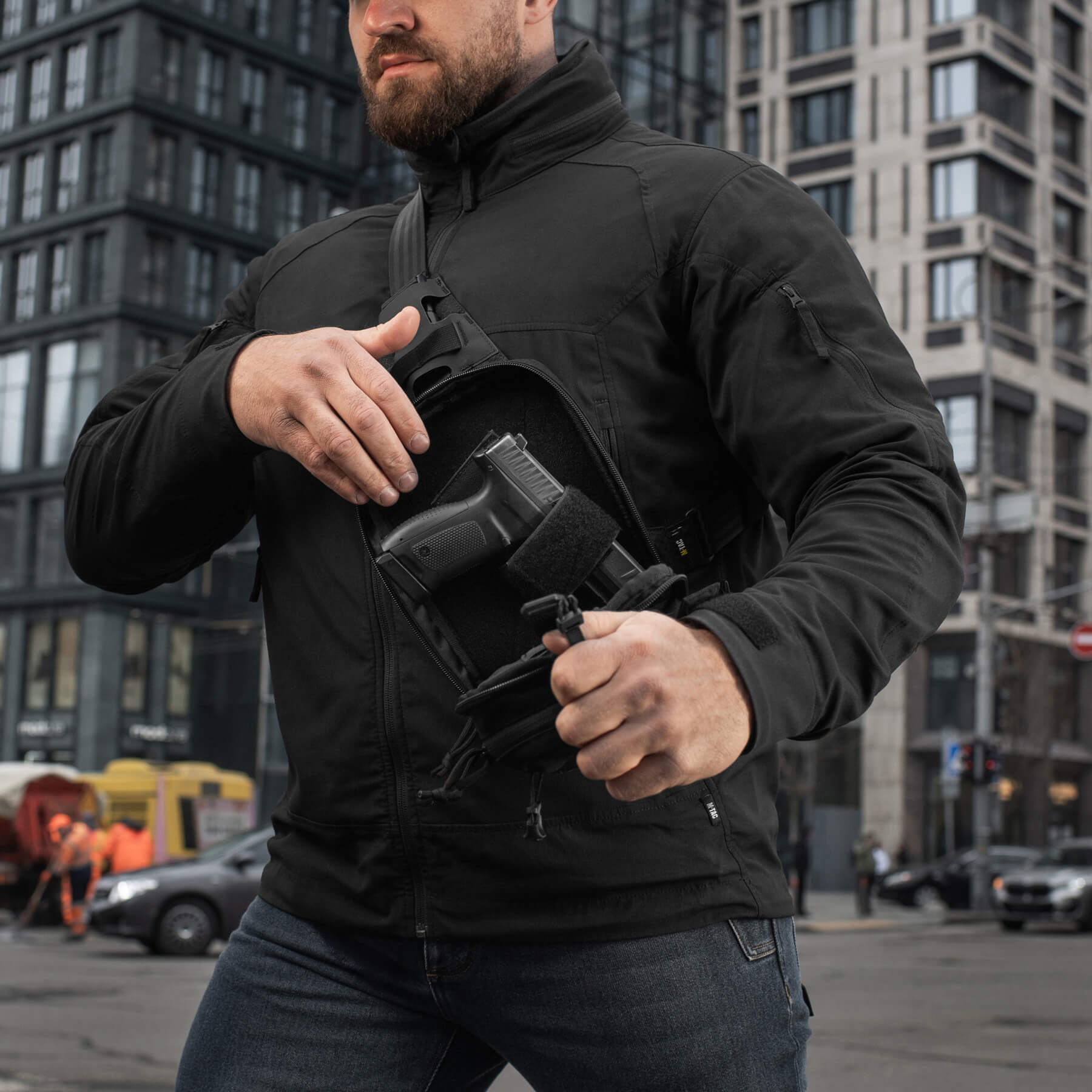 M-Tac сумка Sling Pistol Bag Hex Black M-Tac сумка Sling Pistol Bag Hex Black — изображение 23